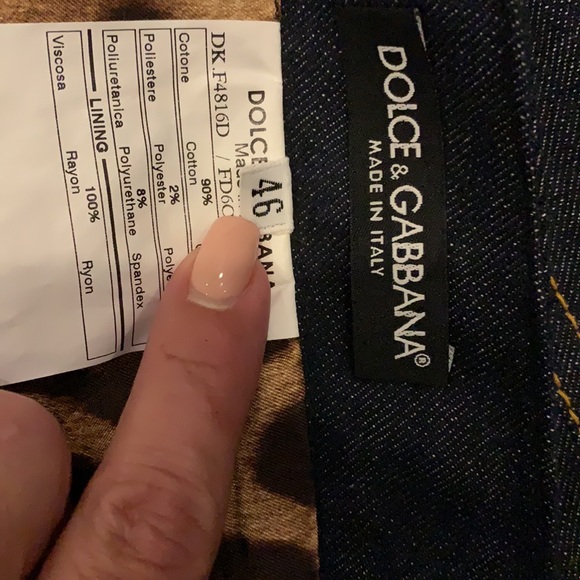 Dolce and Gabbana Mini Skirt Denim - Picture 6 of 7